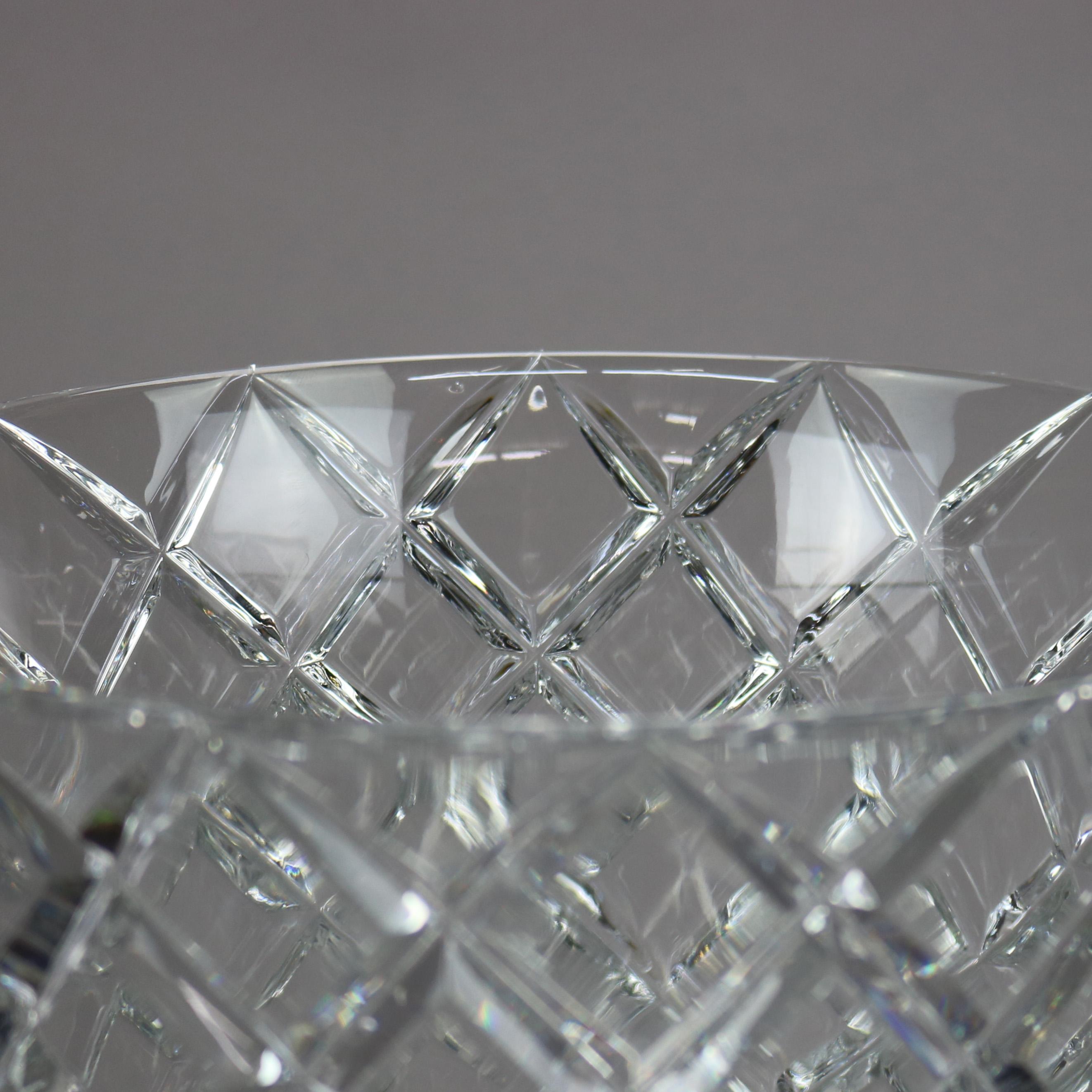 Lead Crystal Champagne Bucket After Tiffany & Co. 20th C In Good Condition In Big Flats, NY