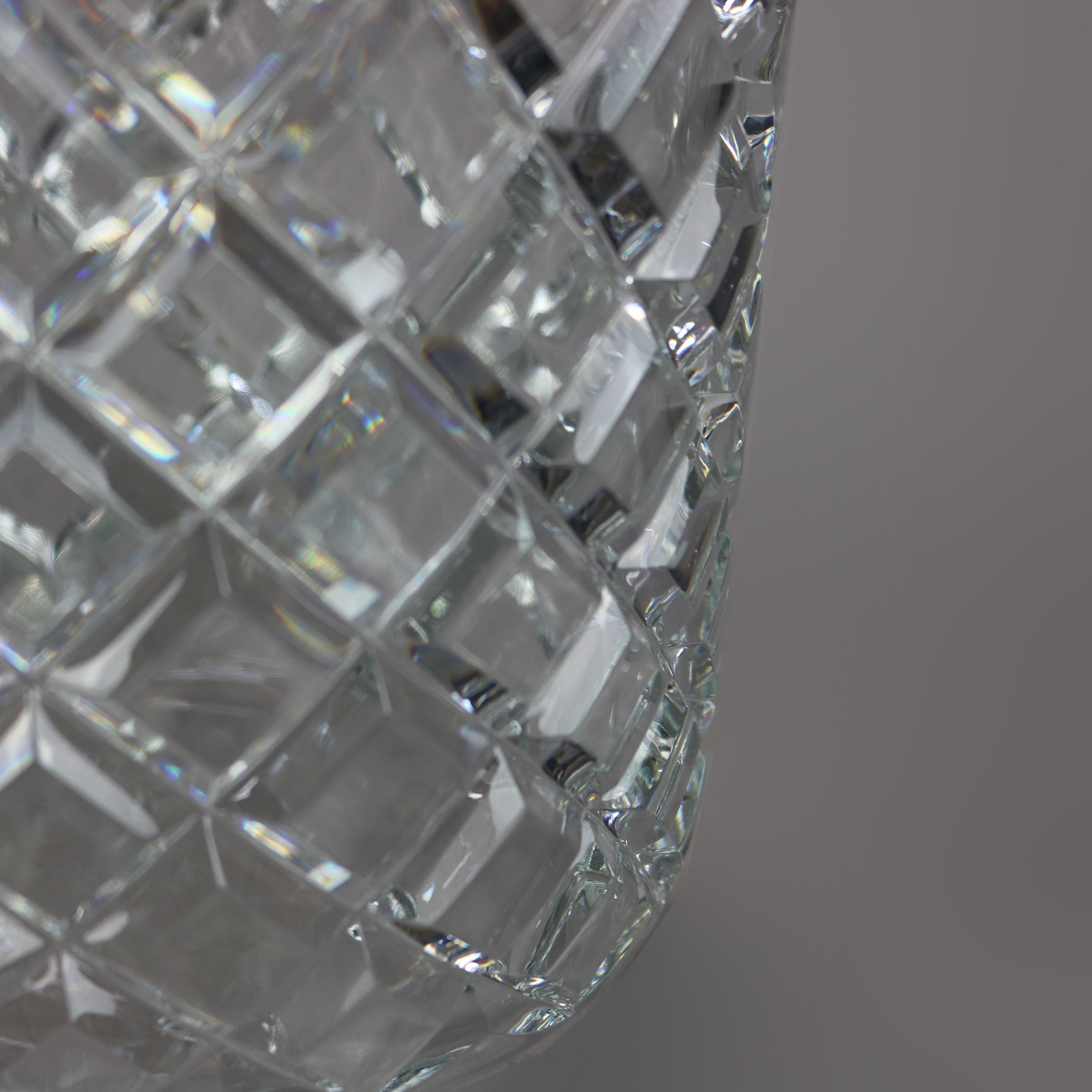 Lead Crystal Champagne Bucket After Tiffany & Co. 20th C 1