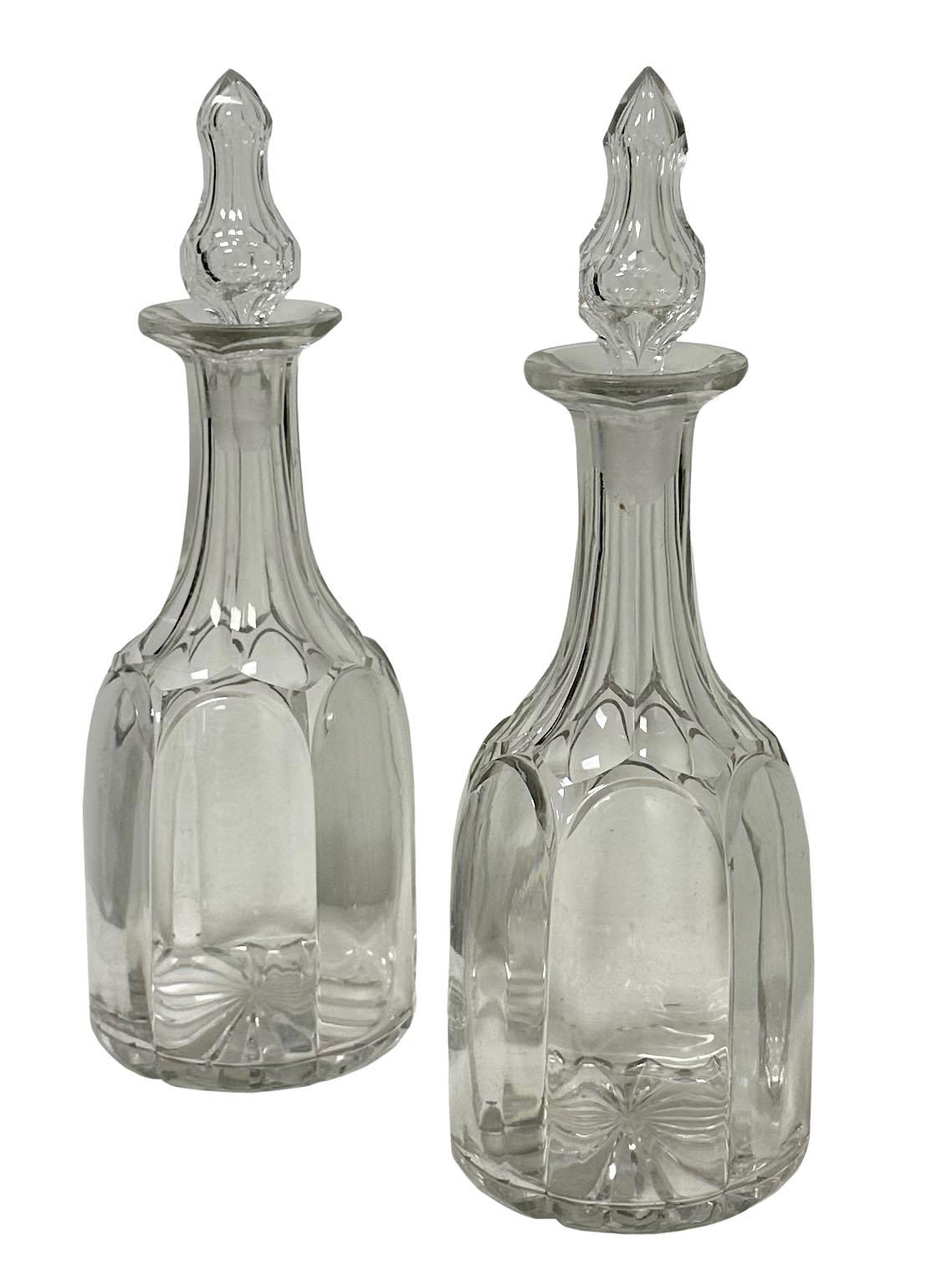 Lead Crystal Decanter’s Decanters  In Good Condition For Sale In Tampa, FL