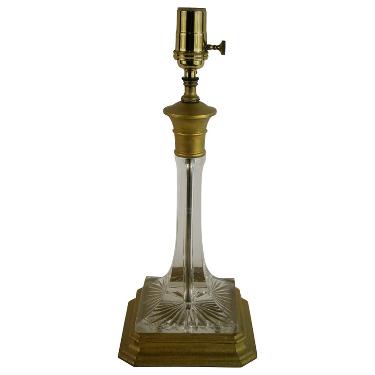 Lead Crystal Lamp For Sale at 1stDibs lead crystal table lamps, lead