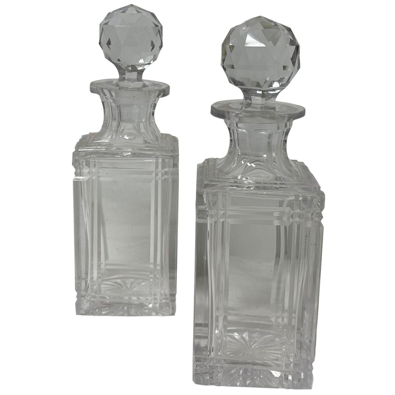 Bottiglie per profumi in cristallo al piombo