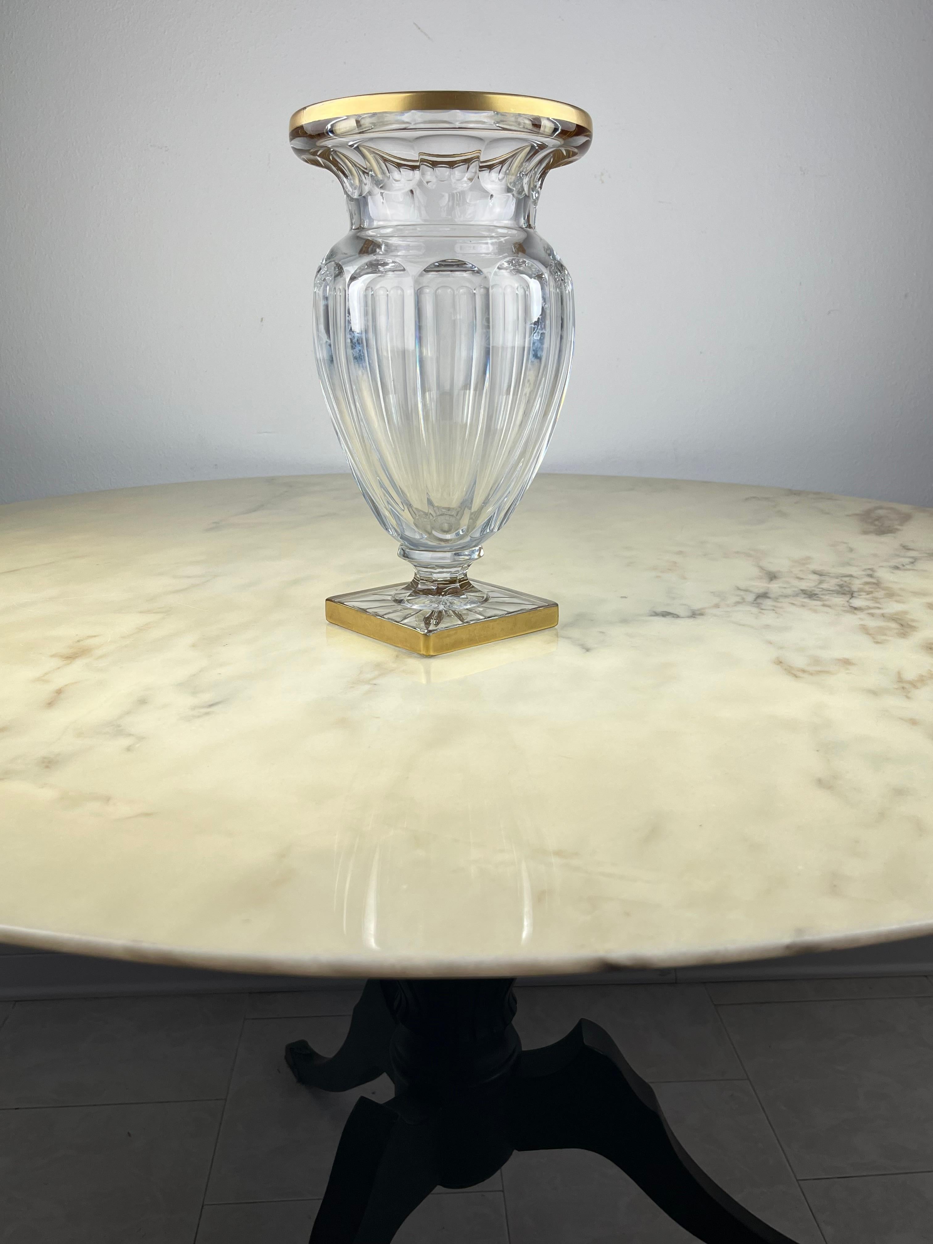 Vase en cristal de plomb, France, années 1980 en vente 6