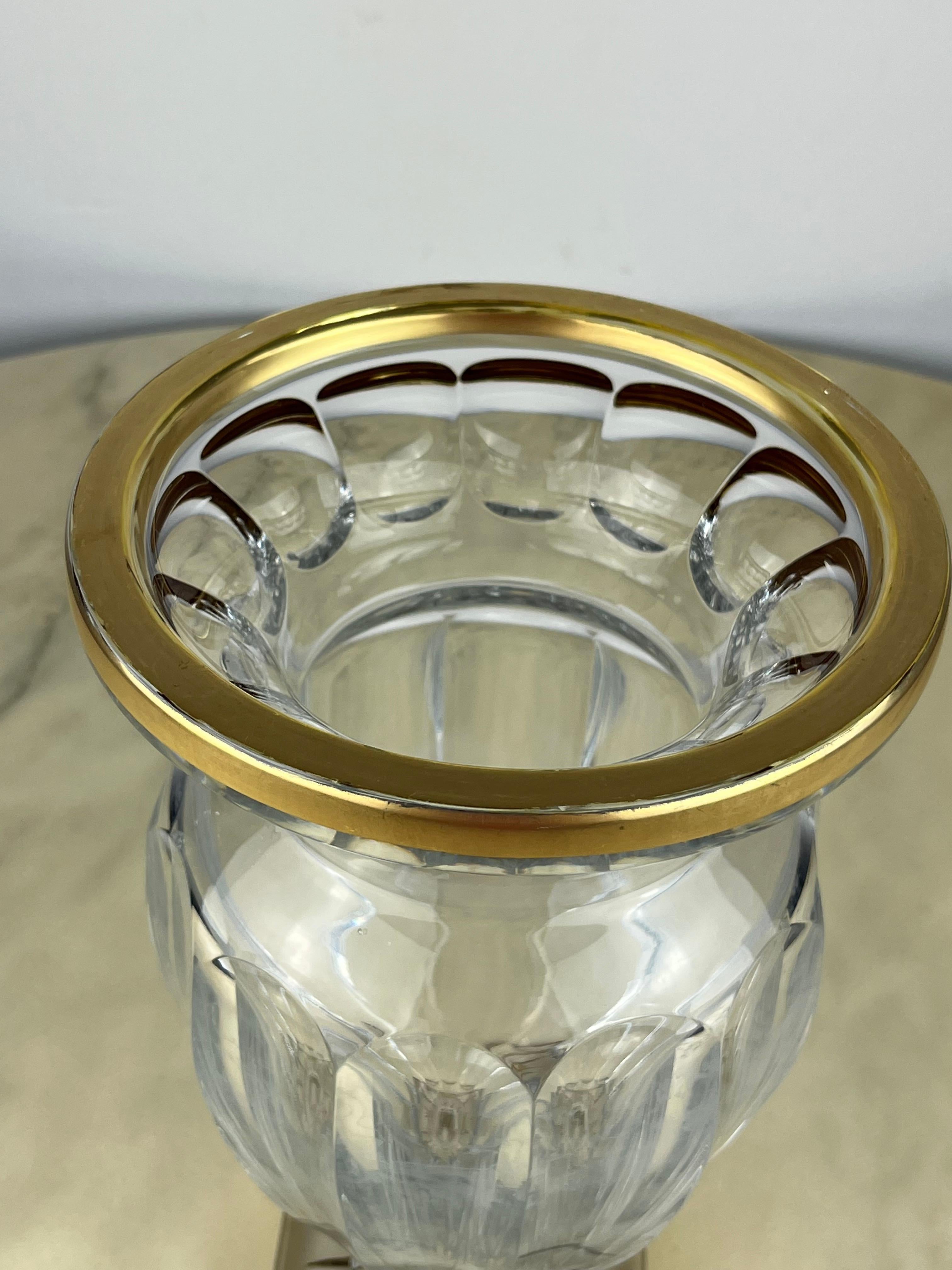 Altro Vaso di cristallo al piombo, Francia, anni '80 in vendita