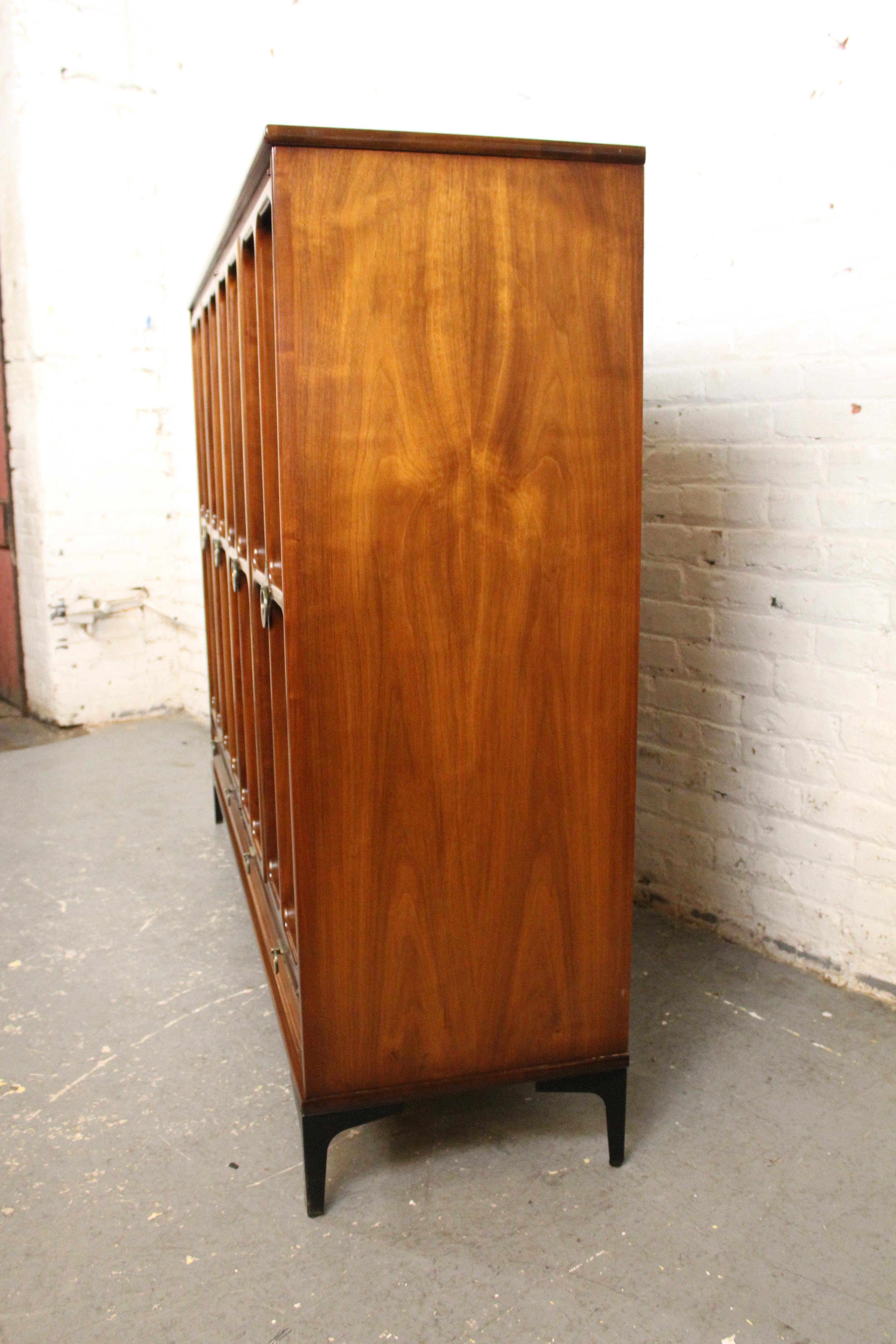 Leaded Glass Bookcase by White Furniture For Sale 5