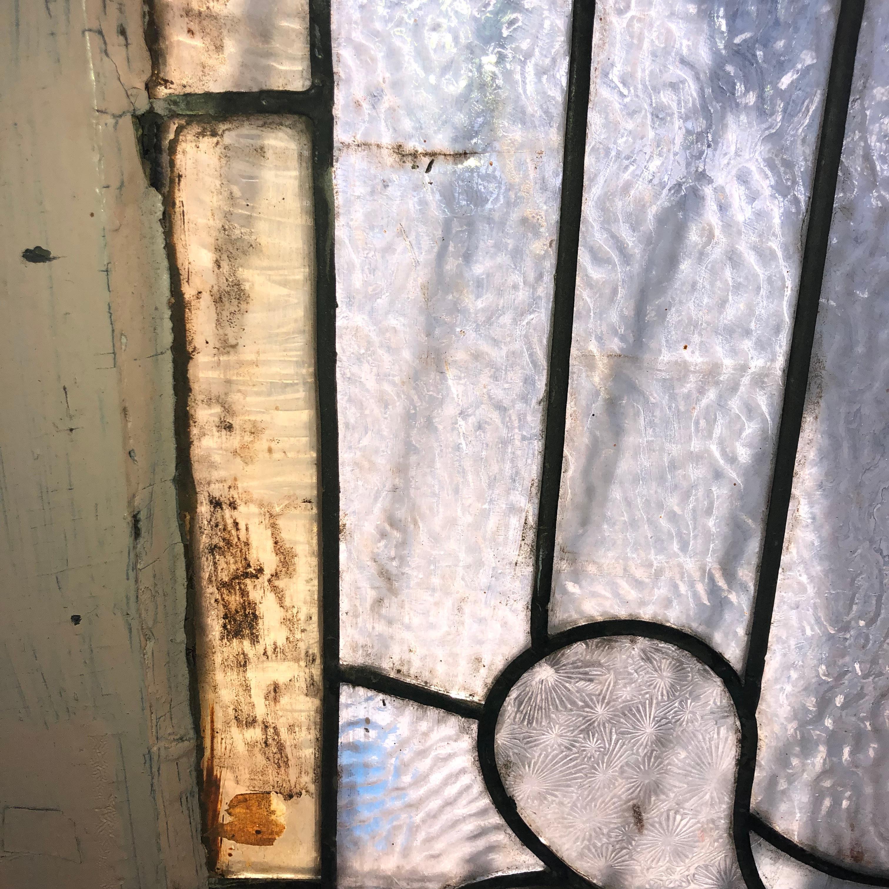 20ième siècle Vitrail plombé 27