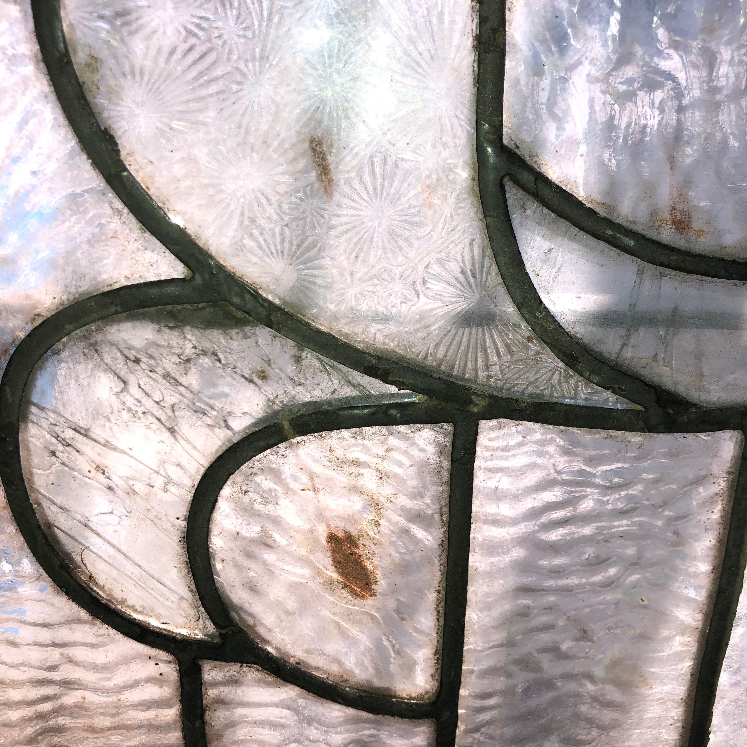 Verre teinté Vitrail plombé 27