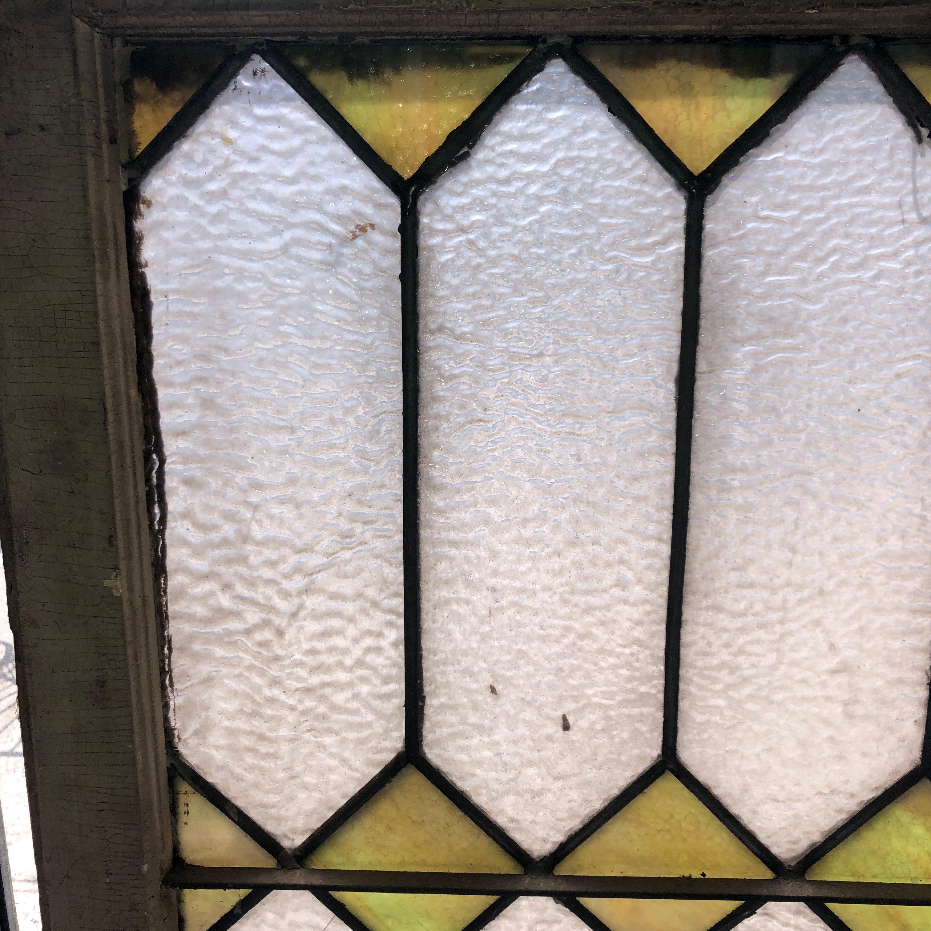 Leaded Window w/ Stained Glass 30