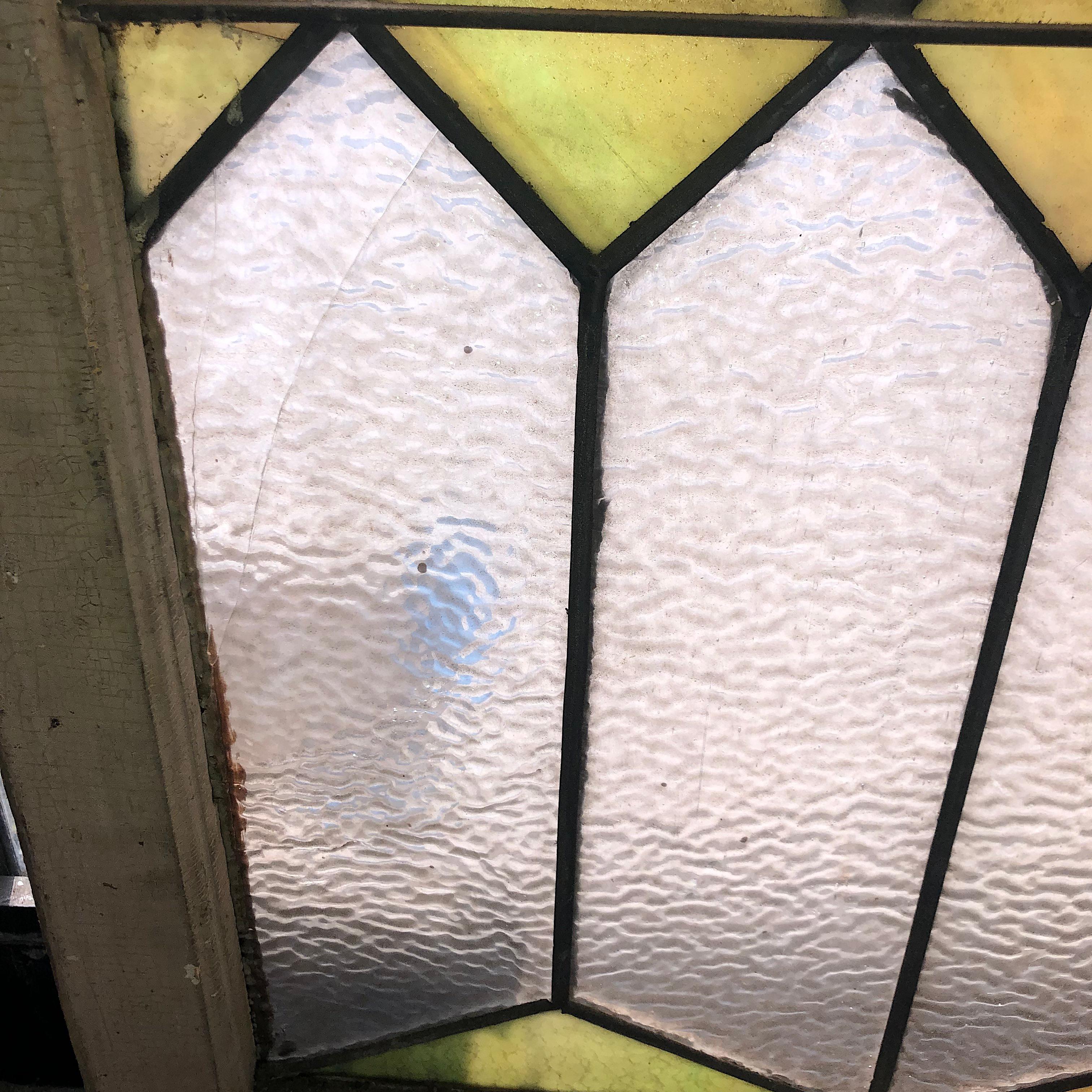 Leaded Window w/ Stained Glass 30