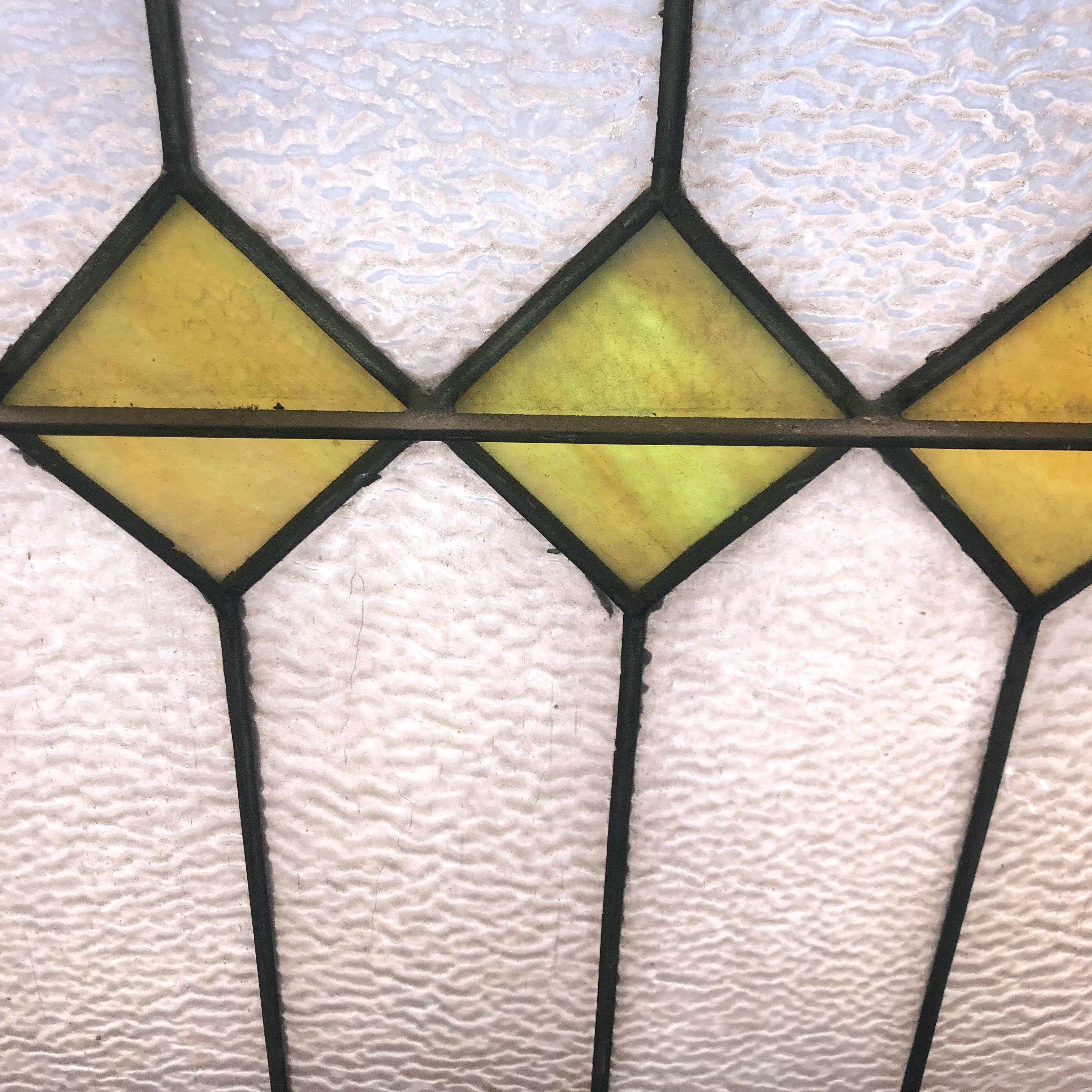 Leaded Window w/ Stained Glass 30
