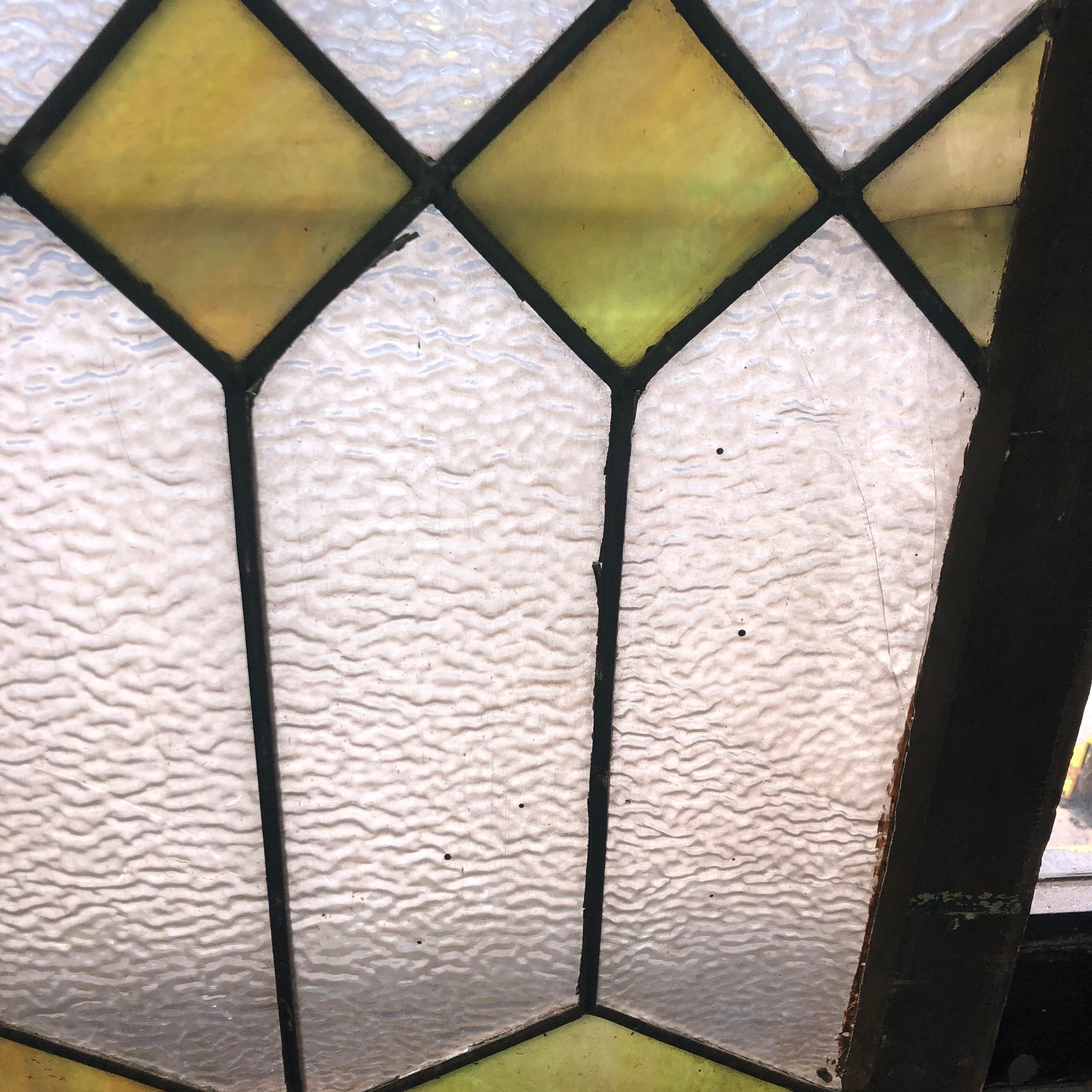 Leaded Window w/ Stained Glass 30