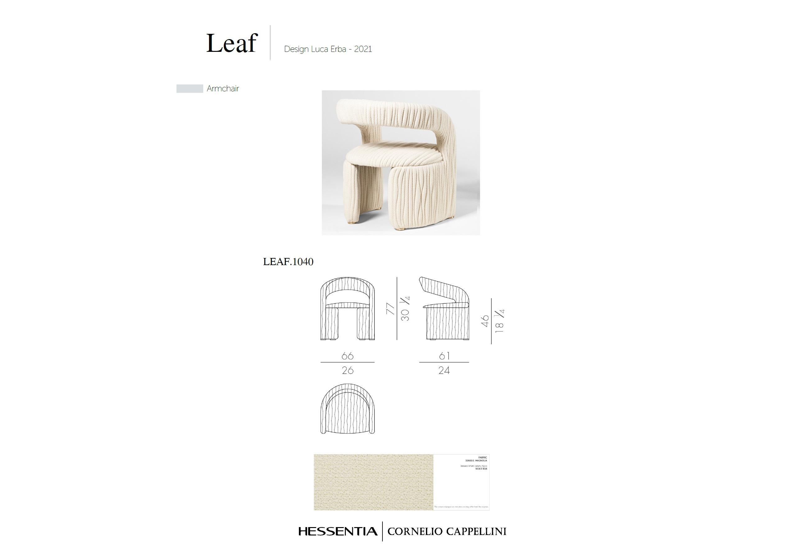 Tissu Fauteuil Leaf par Luca Erba pour HESSENTIA en vente