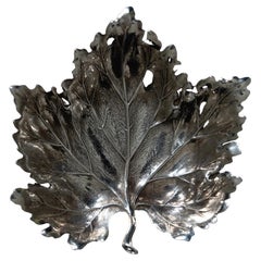 Vintage Leaf Bowl by Gianmaria Buccellati, Italy, 1970s