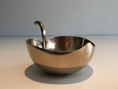 Leaf Brass Vide-Poche, French Work, Circa 1970