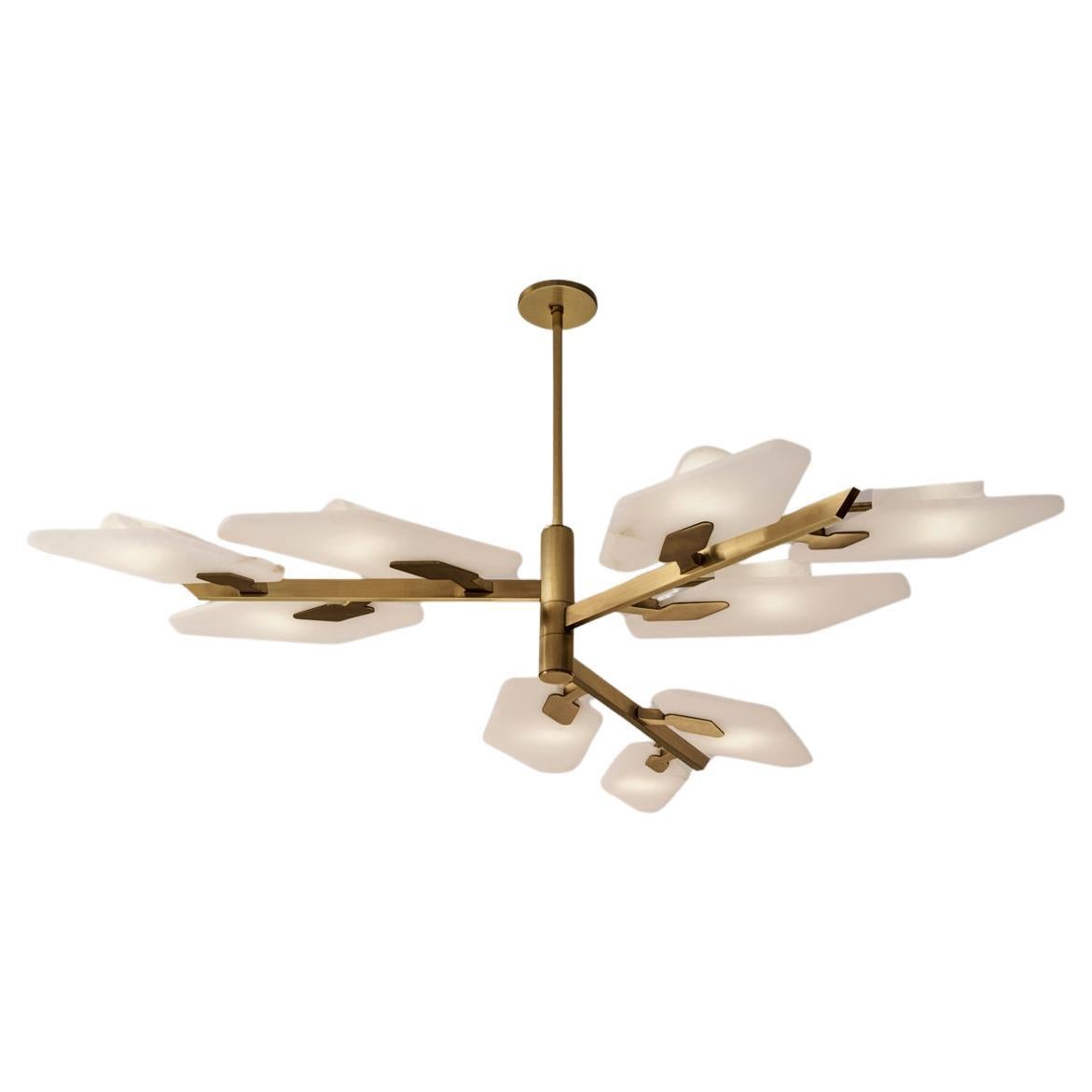 Leaf Ceiling Light by Gaspare Asaro-Bronze Finish