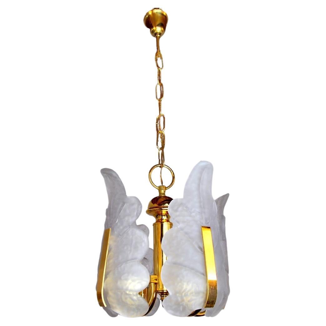 Lustre "Leaf" de Carl Fagerlund, Verre de Murano, Allemagne, 1970 en vente