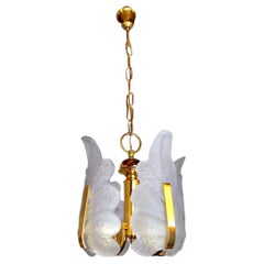 "Leaf" Chandelier by Carl Fagerlund, Murano Glass, Germany, 1970