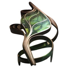 Leaf Coffee Table - Luxury Custom Epoxy Resin Coffee Table - Carved Coffee Table