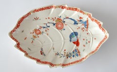 Leaf Dish, Two Quail Pattern, Bow Porcelain Factory, circa 1758
