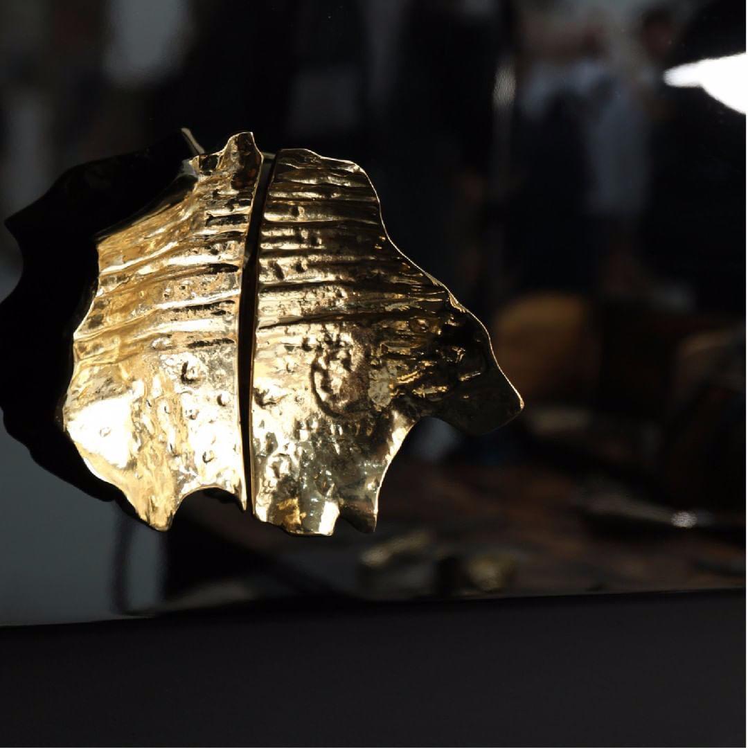 Contemporary Leaf Door Pull For Sale