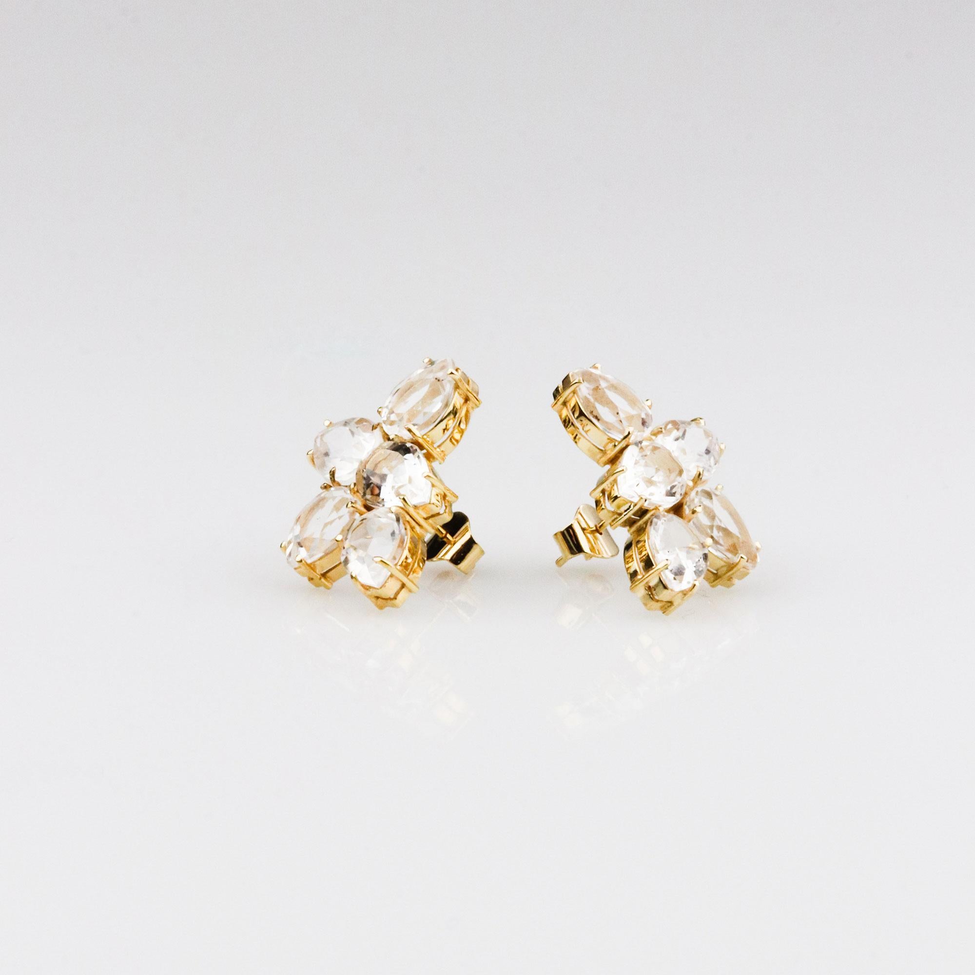 Leaf Earrings - 18K Solid Yellow Gold In New Condition In Markham, CA