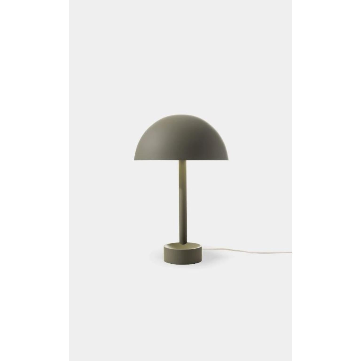Post-Modern Leaf Green Copa Table Lamp by Wentz For Sale