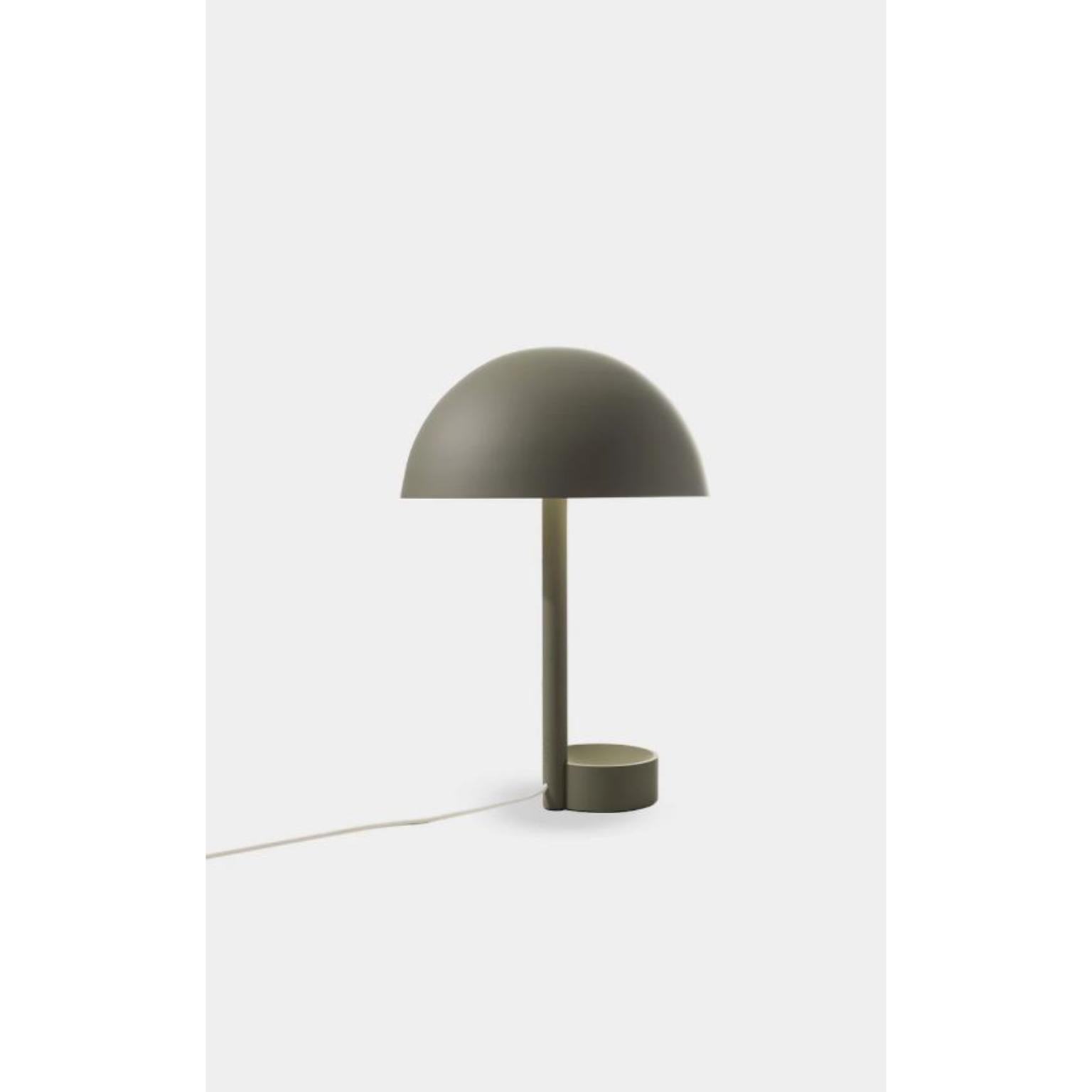 Brazilian Leaf Green Copa Table Lamp by Wentz For Sale