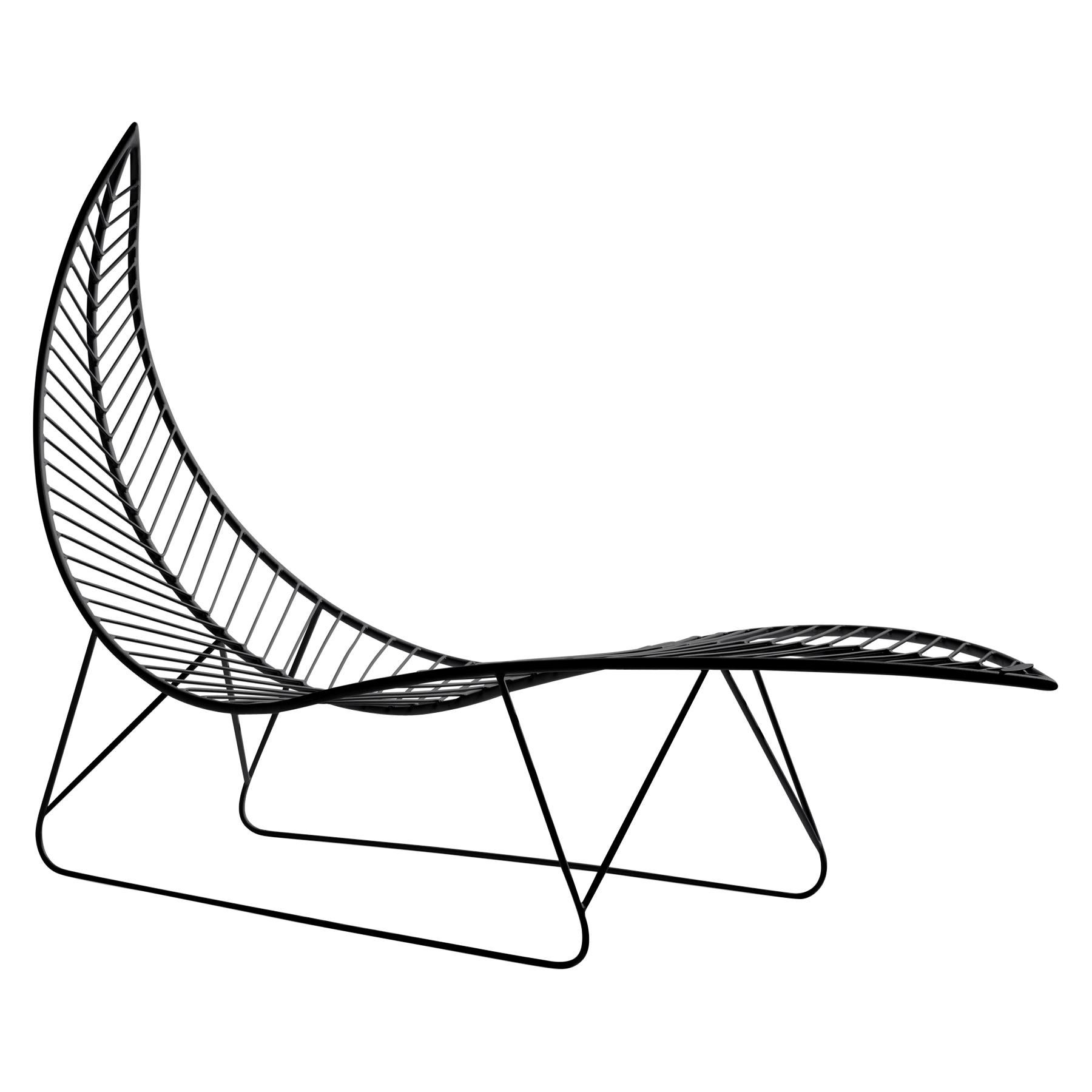 Leaf Hanging Swing Chair Modern Steel In/Outdoor 21st Century Base Legs White