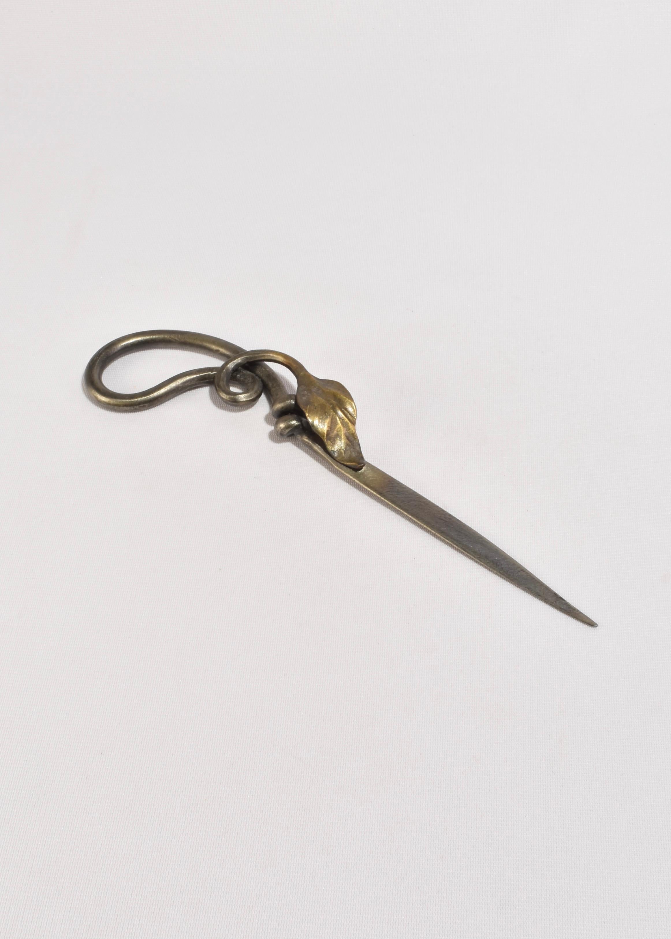 Blatt-Brieföffner (Eisen) im Angebot