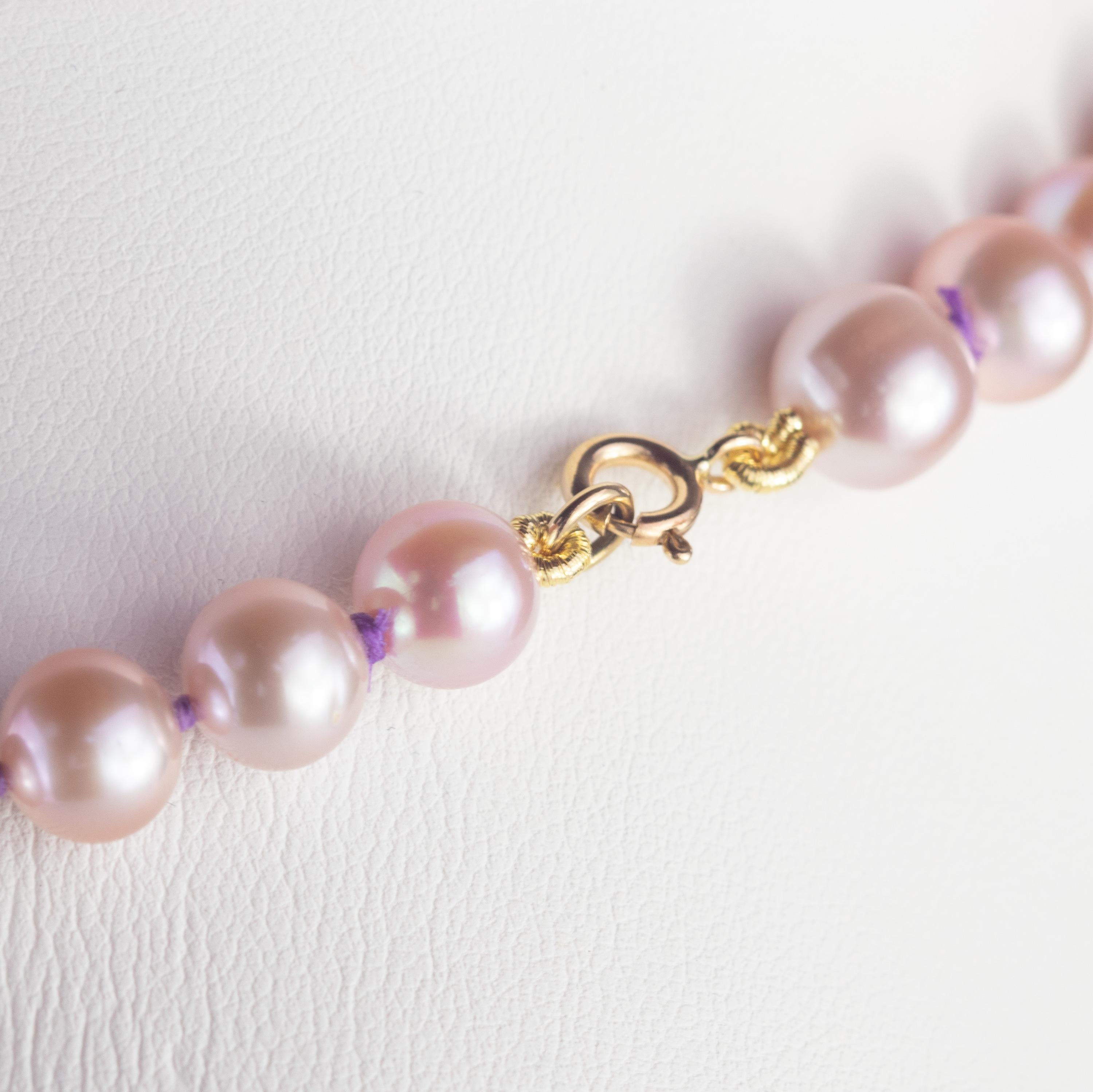 Blattperlmutt Malachit Perle 18 Karat Gelbgold Stammesgeschnitzte Halskette Damen im Angebot