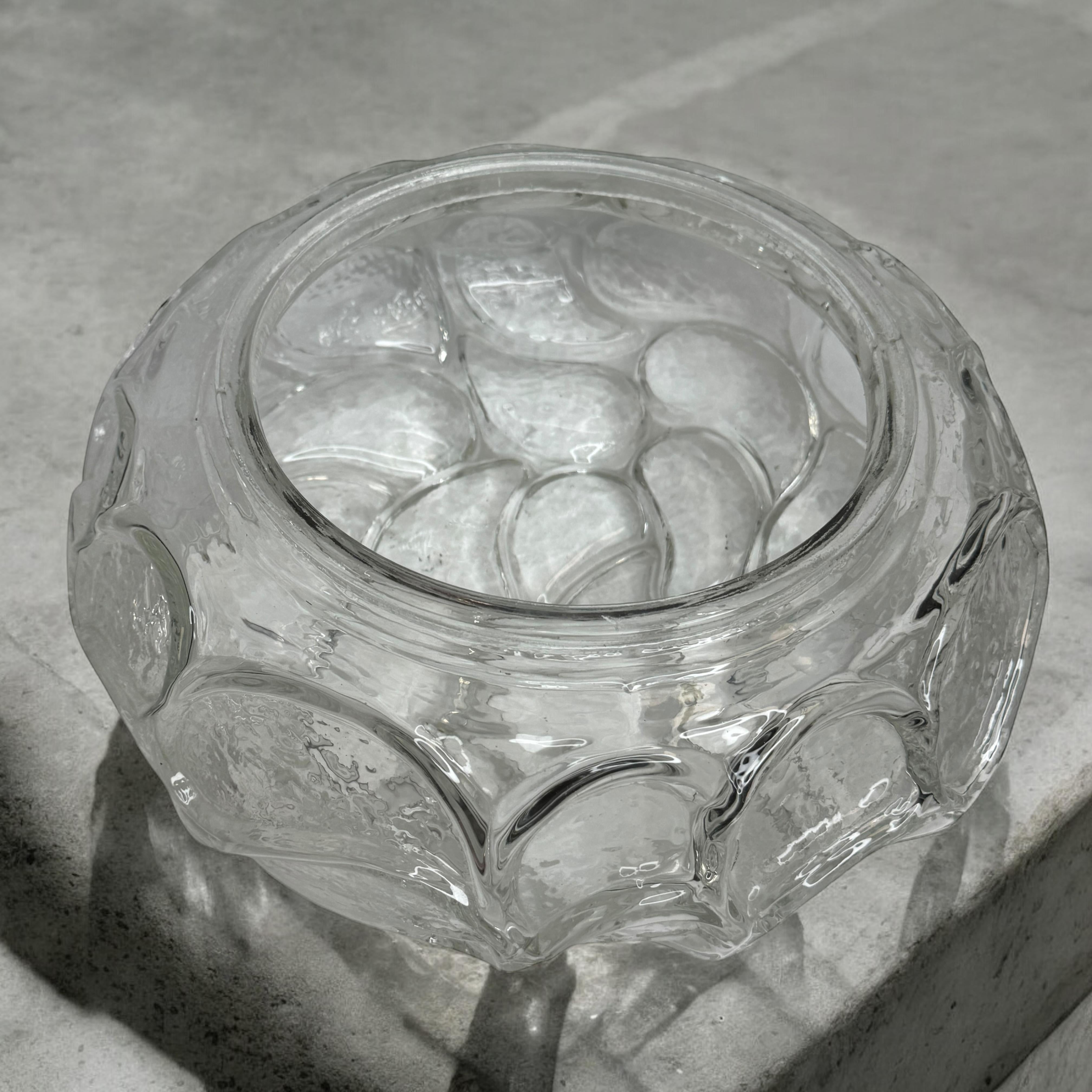 Lampada ad incasso in vetro con motivo a foglia Vintage tedesco, 1960 Orion Leuchten in vendita 9