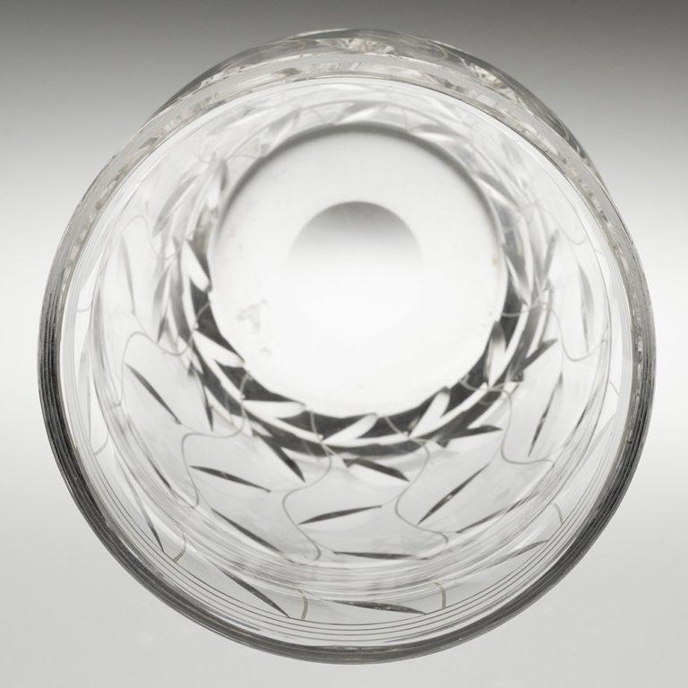 Art Deco Leaf Pattern Vase By Clyne Farquharson For John Walsh Walsh 1937