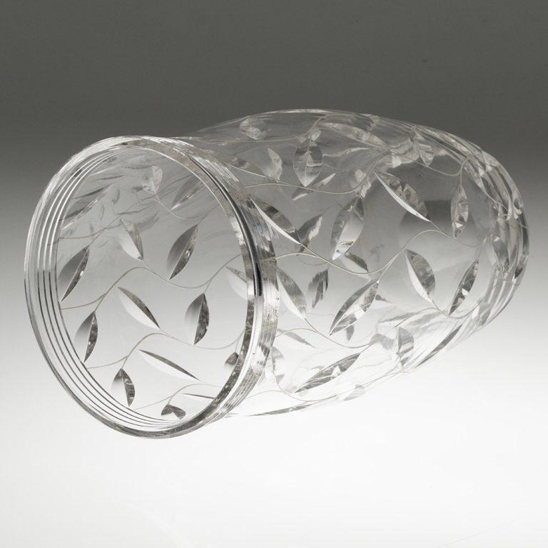 Leaf Pattern Vase By Clyne Farquharson For John Walsh Walsh 1937 In Good Condition In Tunbridge Wells, GB