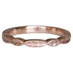 Leaf Ring / 9ct Rose Gold