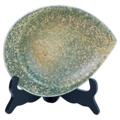 Leaf shaped Bowl - Lovely Glaze - Carl-Harry Stålhane - Rörstrand - Mid century
