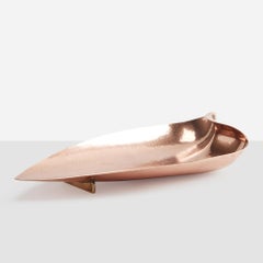 Leaf-Shaped Copper Dish by Richard Rohac