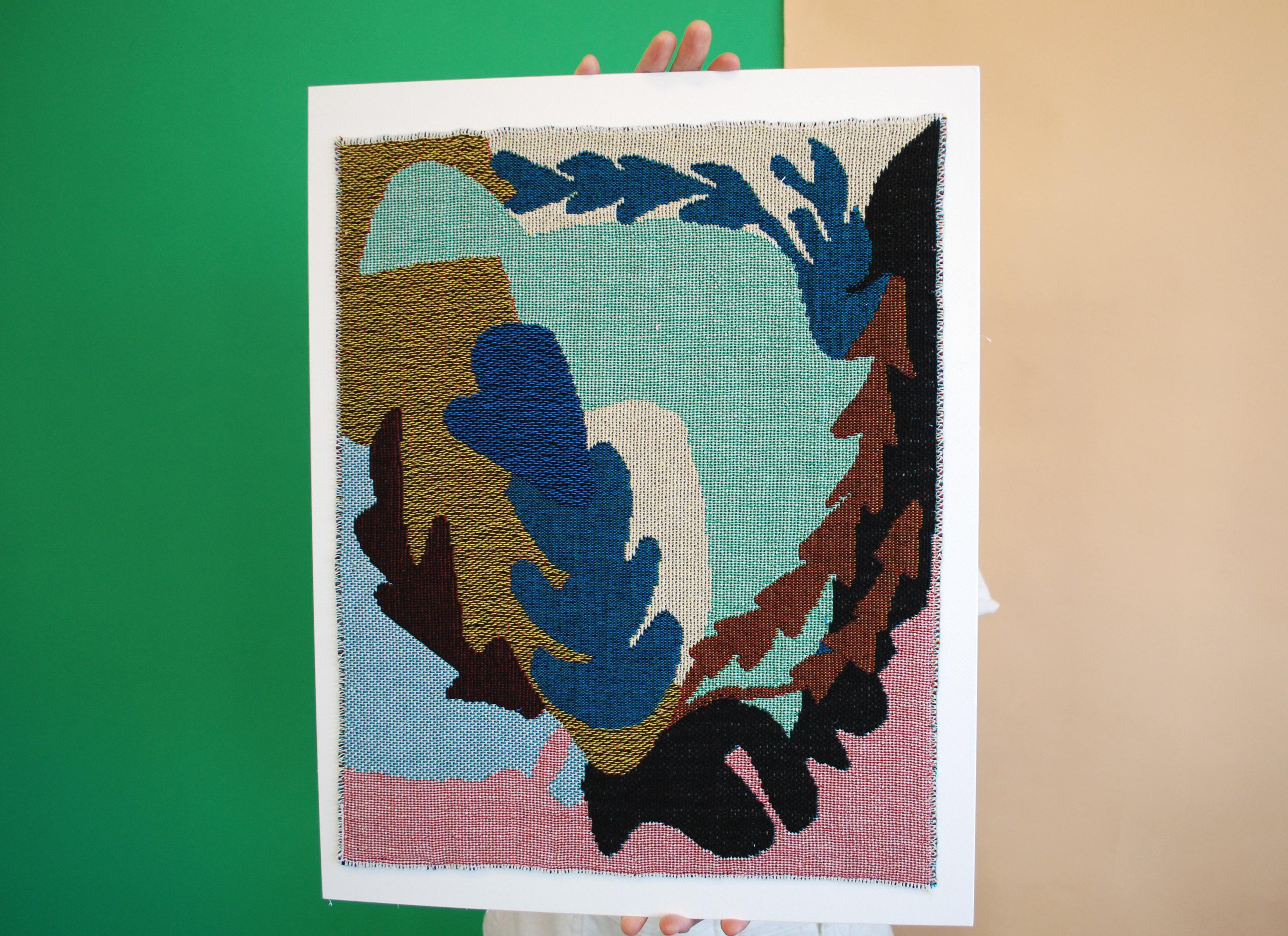 abstract tapestry wall hangings