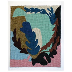 Leaf Study No.3 Woven Tapestry Wall Hanging Abstract Art