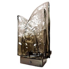 Leaf Table Lamp by Carlo Nason in Murano Glass, Italy 1970s