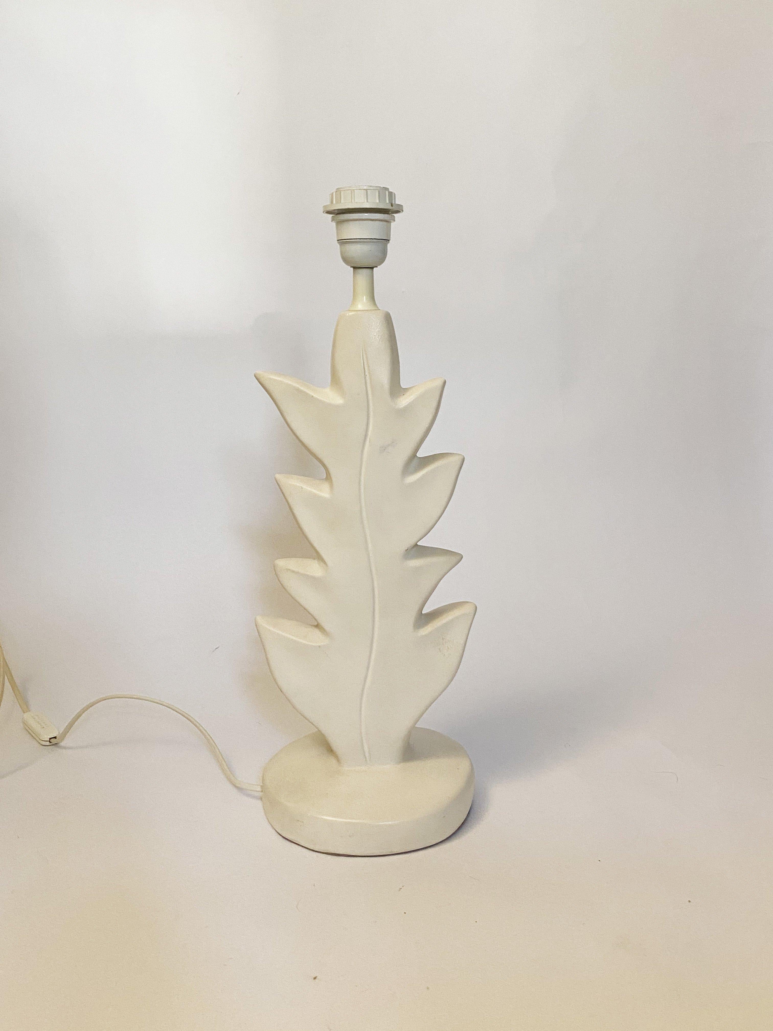 French Leaf Table Lamp by Pierre Casenove for Lunéville, Giacometti style, France, 1990