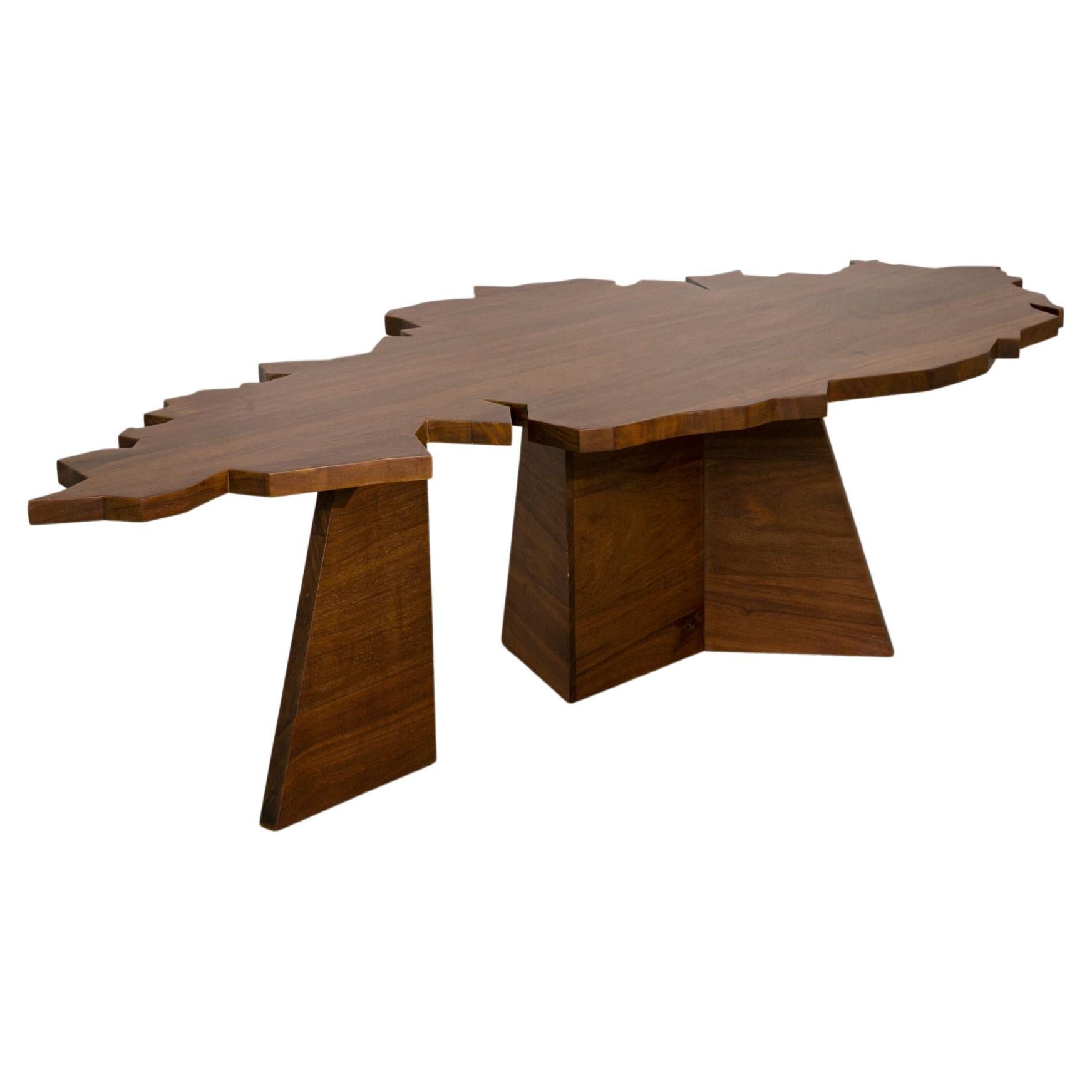 Leaf Table - Tropical Depression, Organic post-modern Coffee table in Wood.