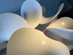 Scultura contemporanea in ceramica "Leaflollipop", di Astrid Dahl, 2022