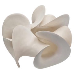 "Leaflollipop' Contemporary Ceramic Sculpture, by Astrid Dahl, 2022