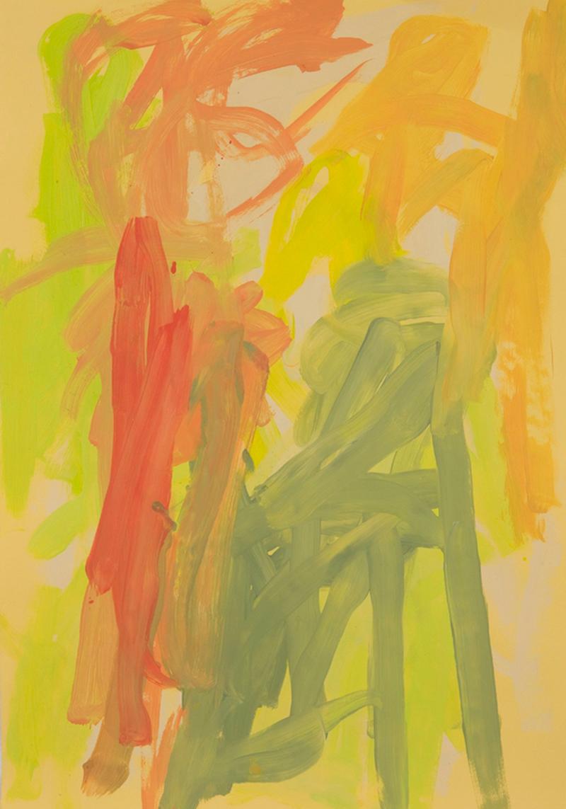 Leah Durner Abstract Painting - Lemon 1