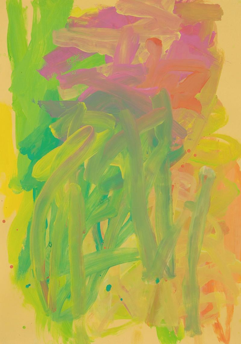 Abstract Painting Leah Durner - 2 citrons