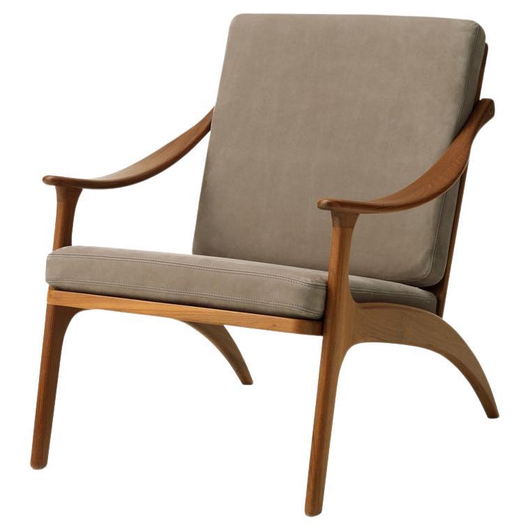 Customizable Lean Back Lounge TwoTone Chair in Teak, by Arne Hovmand
