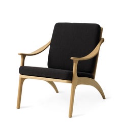 Lean Back Lounge Chair Sprinkles White Oiled Oak, Mocca by Warm Nordic