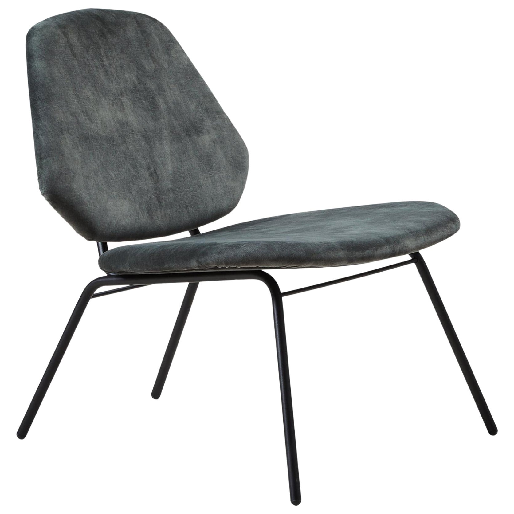 Staubgrüner Loungesessel von Nur Design