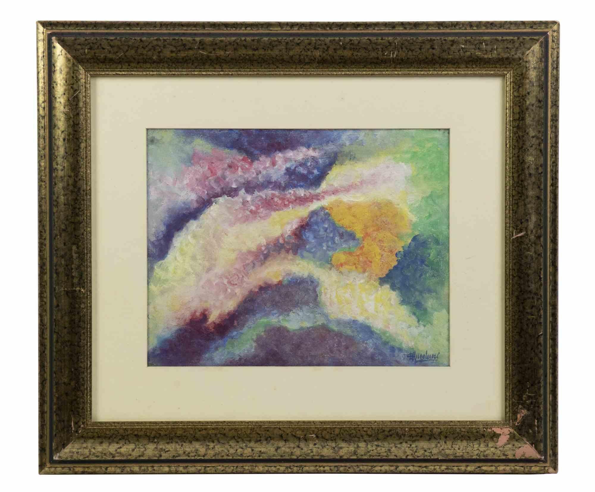 Cosmic Fantasy ist ein Originalkunstwerk von Leandra Angelucci aus dem Jahr 1936.

Gemischte farbige Tempera auf Papier.

Inklusive Rahmen: 45 x 4 x 52 cm

Handsigniert am unteren rechten Rand.

Label auf der Rückseite.