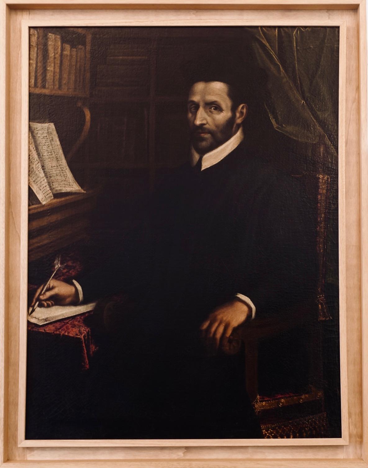 Leandro Bassano (Bassano del Grappa 1557 - Venise 1662)

Portrait of a savant
Venise, XVI century
Oil on canvas; modern frame.
Measures: 117 x 88 cm

- Attribution proposed by Professeur David Dotti, expertise dated 2012.

Son of the great