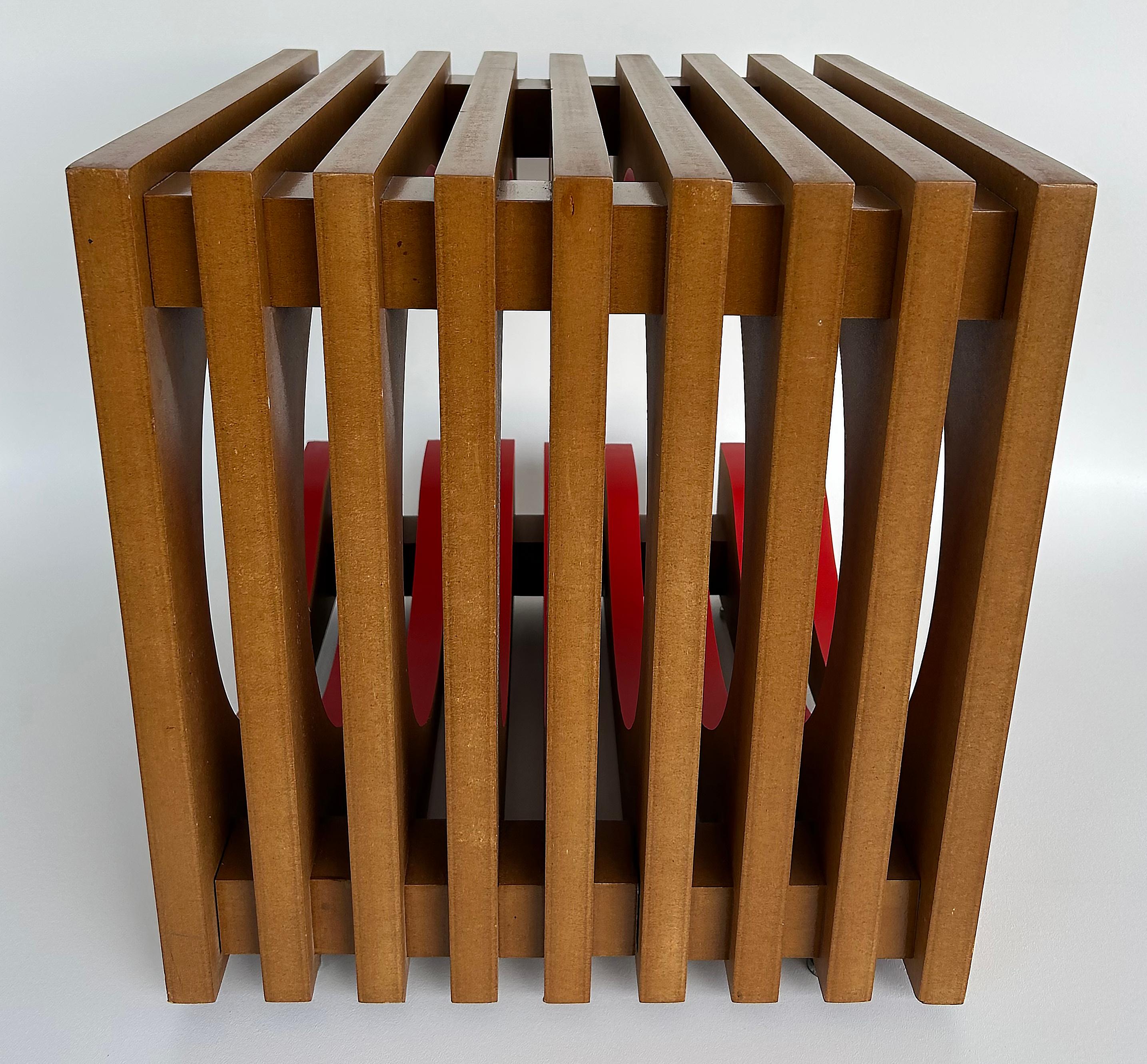 Leandro Bueno Contemporary Claudia Side Table Stool From Brazil For Sale 5